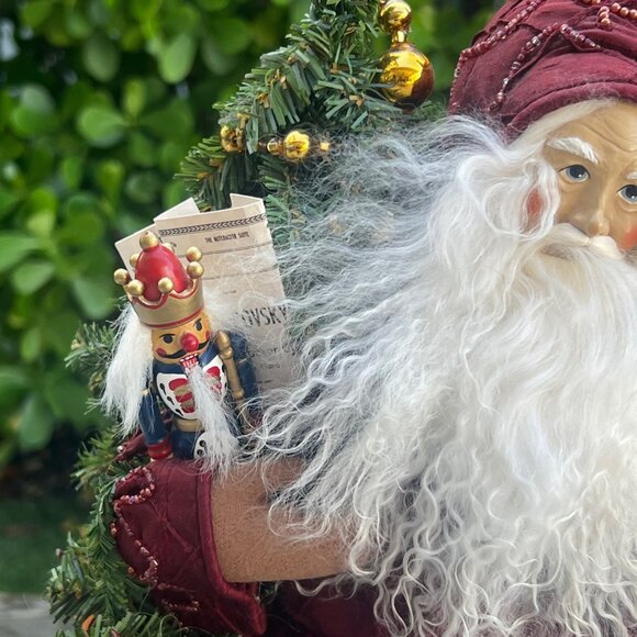 LYNN HANEY "Clara's Christmas" SANTA #1381 SIGNED 2001 Snowglobe Nutcracker - Picture 3 of 13